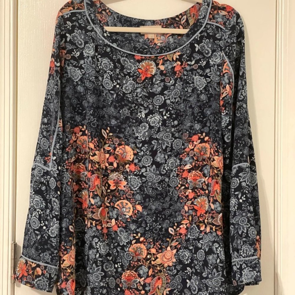 LOFT Outlet Scoop Neck Blouse